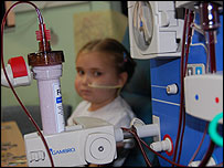 Mariella on dialysis 