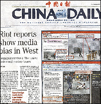 Capa do China Daily do final de semana