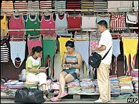 چین میں ایک بازار