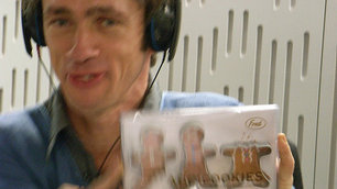 Matt holding some disabled gingerbread men