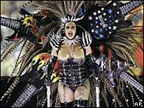 The world famous Brazilian carnival lasts for four days