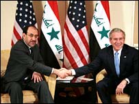 Nouri Maliki e George W. Bush