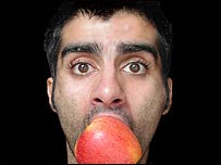 Adam: "What, no food? Not even an apple?"