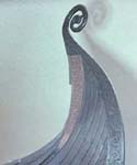 Image of prow of Viking ship