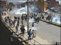 Protesto em Tarija