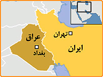 نقشه ایران و عراق