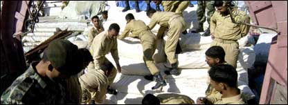 امدای اشیاء بوائز اسکاوٹس نے اکھٹی کی تھیں