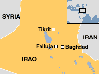 Tikrít - mapa oblasti