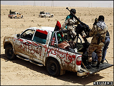 Anti-Gaddafi rebels in Libya, 24 Mar 11