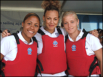 Alex Scott, Lianne Sanderson & Katie Chapman