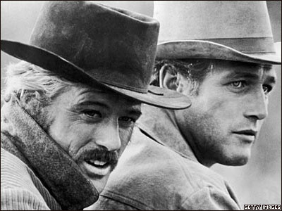 نیومن و ردفورد در فیلم بوچ کسیدی و ساندنس کید