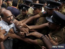 Anti-UN protest in Sri Lanka