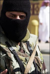 guardas de segurança na Arábia Saudita