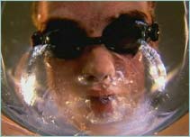 Holding breath underwater