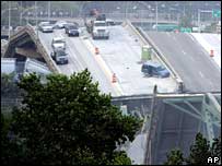 پل تخریب شده