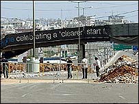 Yola kurulan barikat