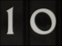Downing St door