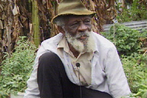 Rev. Lamdrell shows us his garden