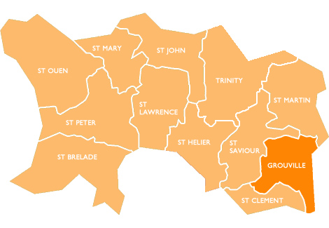 Grouville Map