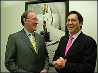 Oltmanns (esq.) e Rosas (dir.)