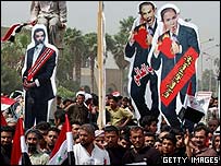 تظاهرات ضد آمريکايی در بغداد 