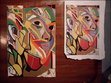 Abstract face