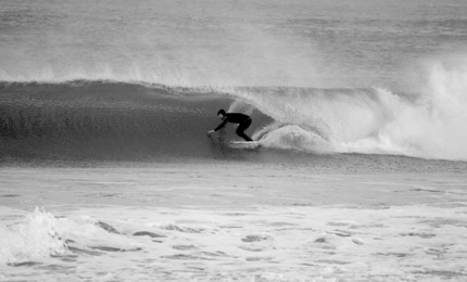 Nutted. Jay squeezes into the sweet spot. Donegal. Pic Josh 1/07