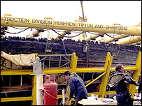 Mary Rose in her cradle