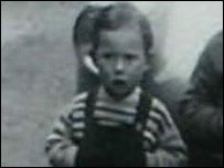 Gordon Brown as a child