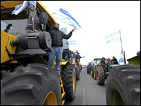 Protesto na Argentina