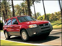 Ford'un ürettiği bir otomobil