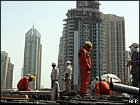 Công nhân xây dựng ở Dubai-ảnh minh họa