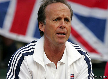 GB Davis Cup captain John Lloyd