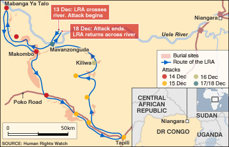 map of trail of the killings