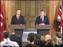 Gordon Brown-Tayyip Erdoğan 