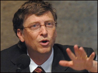 Co-fundador e presidente da Microsoft, Bill Gates