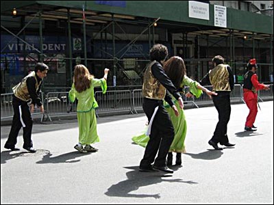 جشن نوروزی ایرانیان در خیابان های نیویورک