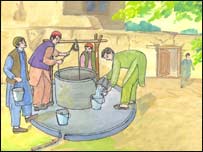 اطفال با هم چيستان می گويند