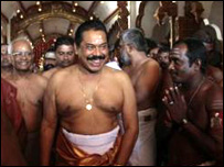 President Rajapaksa in Jaffna on 01 April 2010
