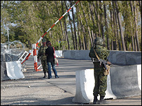 Russian checkpoint