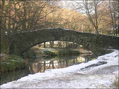 The bridge on the Cumbrian Way at Chapel Stile.Sylvia Loveday