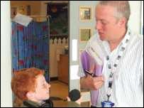 Ben with Dr Andrew Robins