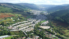Views over Treherbert and beyond