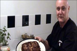 Picture: Danny Thompson in the kitchen for Video Nation