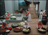 Mô hình ở bảo tàng quốc gia Seoul