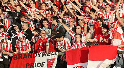 Pic: Derry City fans