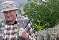 Yn barod am ddiwrnod o bysgota