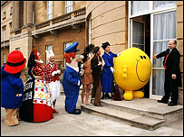 卡通人物获邀进入白金汉宫