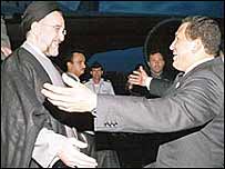 چاوز و خاتمی