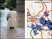 Flooding in Berkshire
